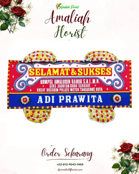Papan Bunga Ucapan Selamat Wanamulya